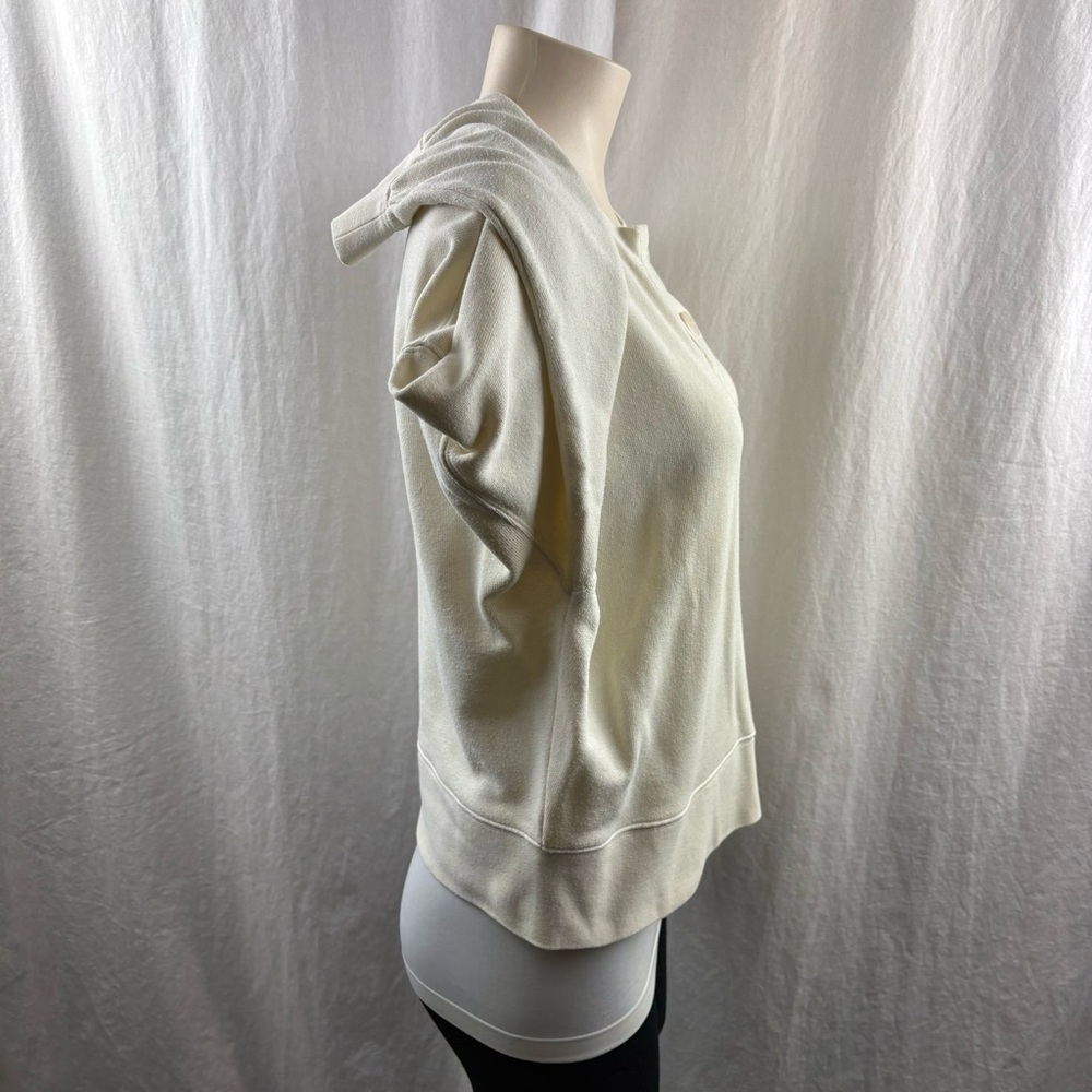 Rails Erin Henley Sweatshirt Ivory Small - Picture 9 of 11